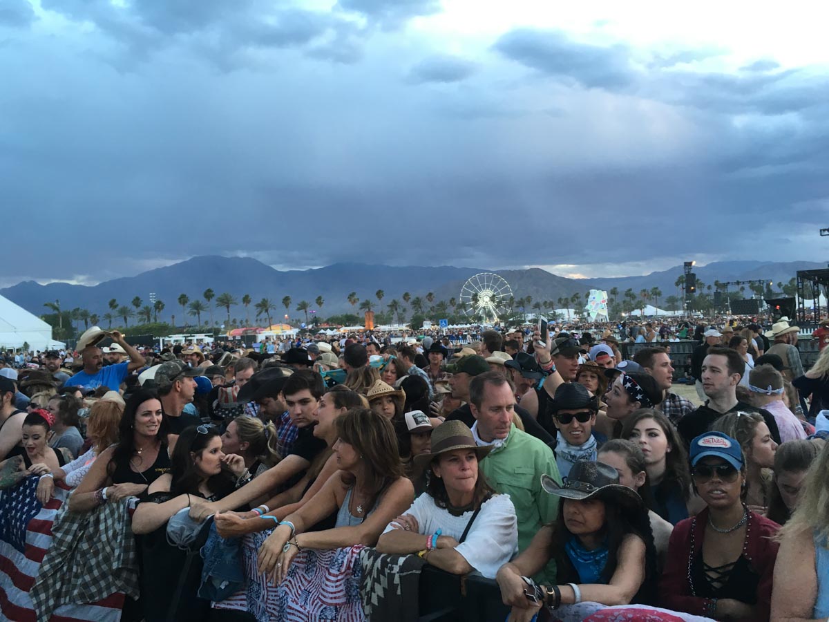 Country Music Fans at the Stagecoach Country Music Festival