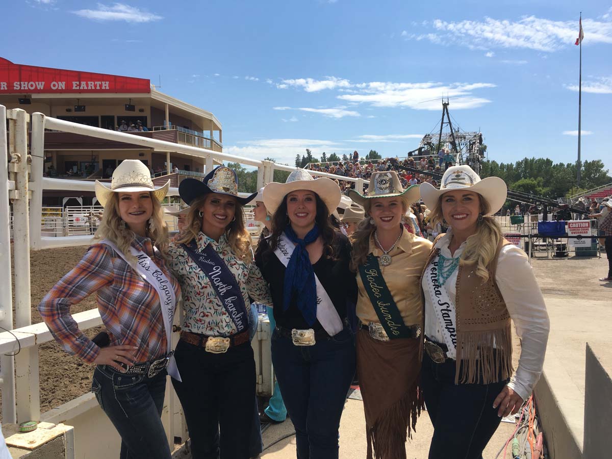 Rodeo Royalty at the 2018 Calgary Stampede