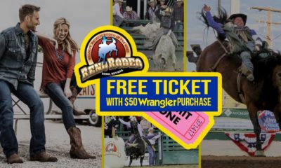 FREE Reno Rodeo Tickets 2018 When You Buy Wrangler Jeans From Local Retailers!