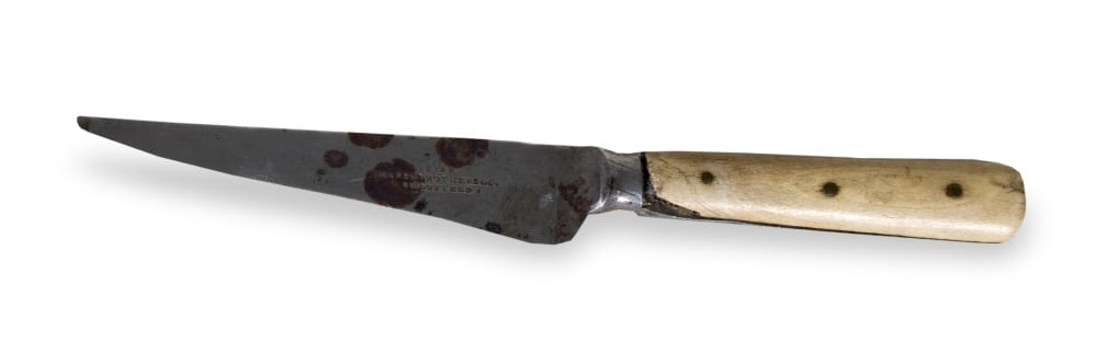 Knife found on Bender family farm
