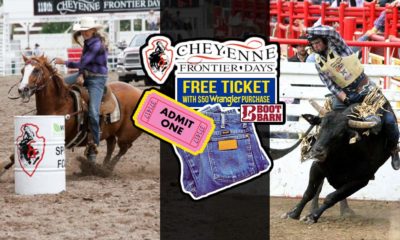 FREE Cheyenne Frontier Days Tickets When You Buy Wrangler From Local Retailers!