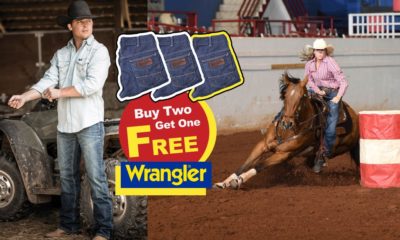 Wrangler Buy 2 Get One FREE At Boot Barn To Welcome Rodeo to Rock Springs, WY!