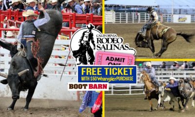 FREE Salinas Rodeo Tickets When You Buy Wrangler From Local Retailers!