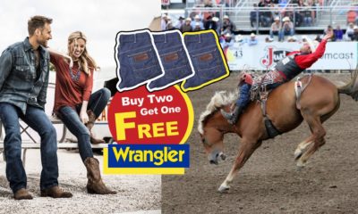 Wrangler Buy 2 Get One FREE At Boot Barn Celebrating California Rodeo Salinas!