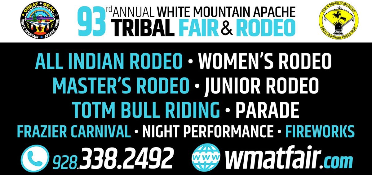 Saddle up for the 93rd Annual White Mountain Apache Tribal Fair & Rodeo