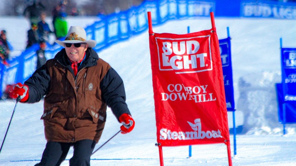 Billy Kidd at the Annual Cowboy Downhill