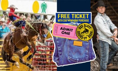 Buy Wrangler Get FREE Tix to Red Bluff Roundup Cattle Days!