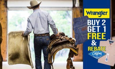 Wrangler Jeans Buy 2 Get 1 FREE & $10 Shirt Rebate For Casper Rodeo Fans!