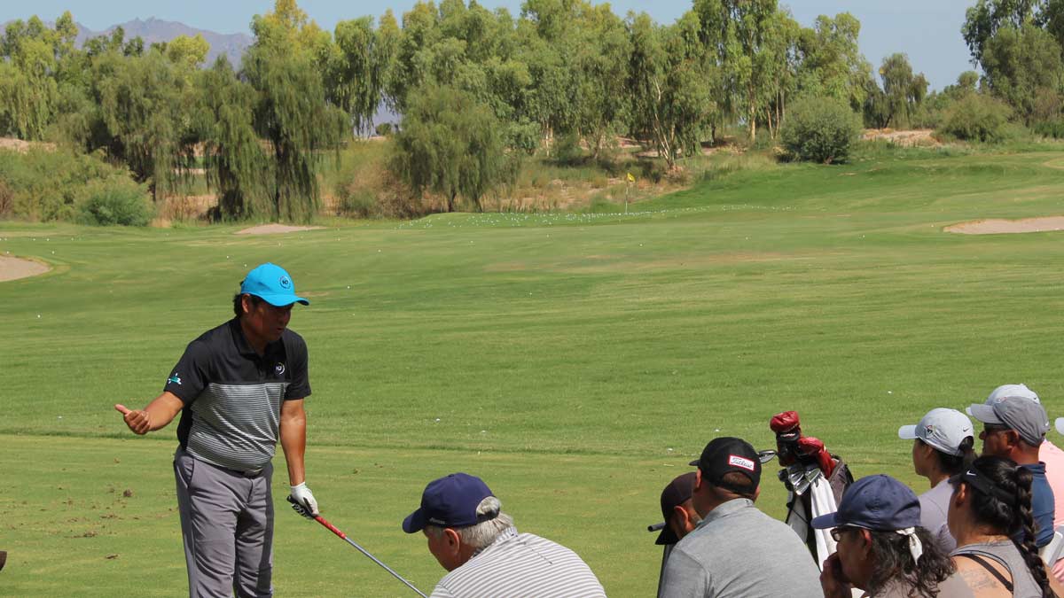 Native American golfer Notah Begay III hosts event at Ak-Chin Southern Dunes Golf Club
