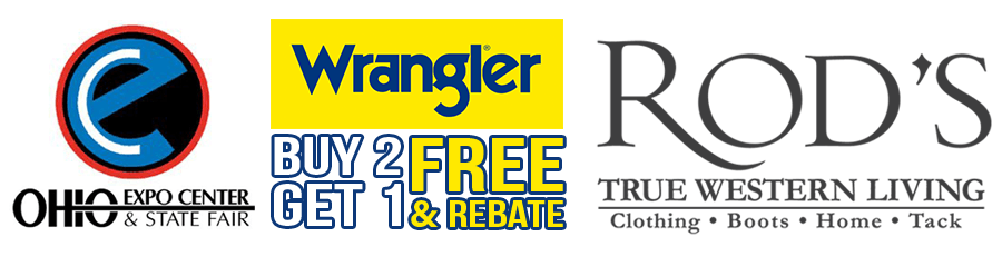 Wrangler Jeans Buy 2 Get 1 FREE & $10 Shirt Rebate Welcoming Quarter Horse Fans Back to Columbus!