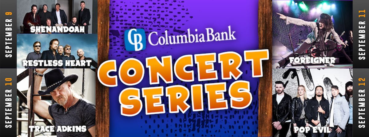 Spokane County Interstate Fair 2019-Concert Series