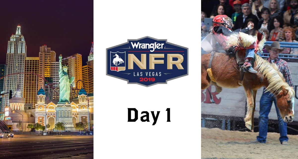 2019 #WranglerNFR, Round 1 Winners, Team Roping, Tyler Wade & Cole  Davison