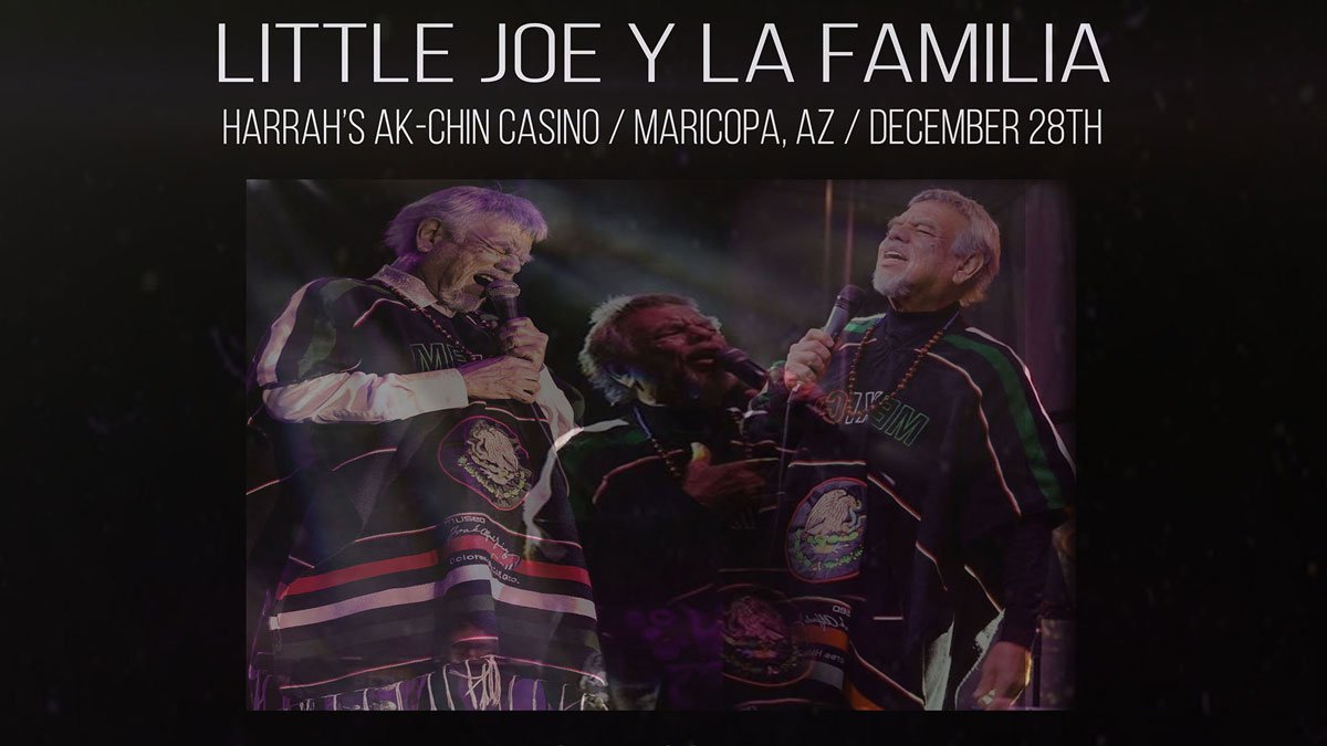Little Joe Y La Familia band come to Events Center at Harrah’s Ak-Chin Casino