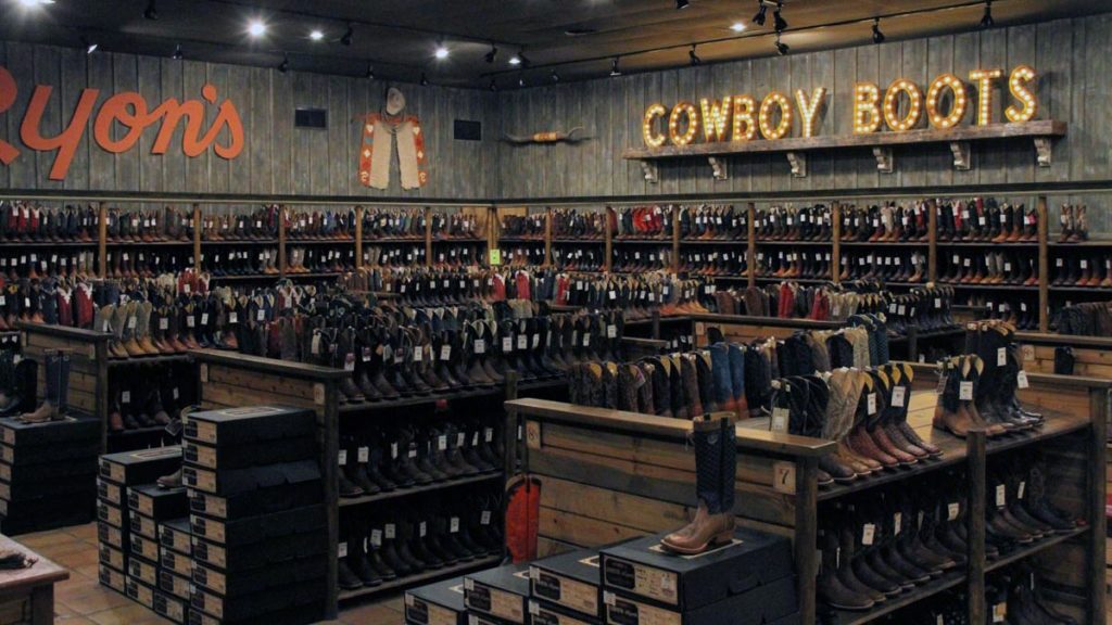 Huge Boot Selection of Cavender's Stockyard Store