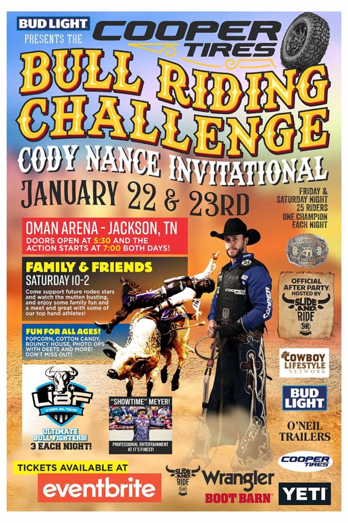 Cody Nance Brings Bull Riding Challenge Back to Jackson’s Oman Arena