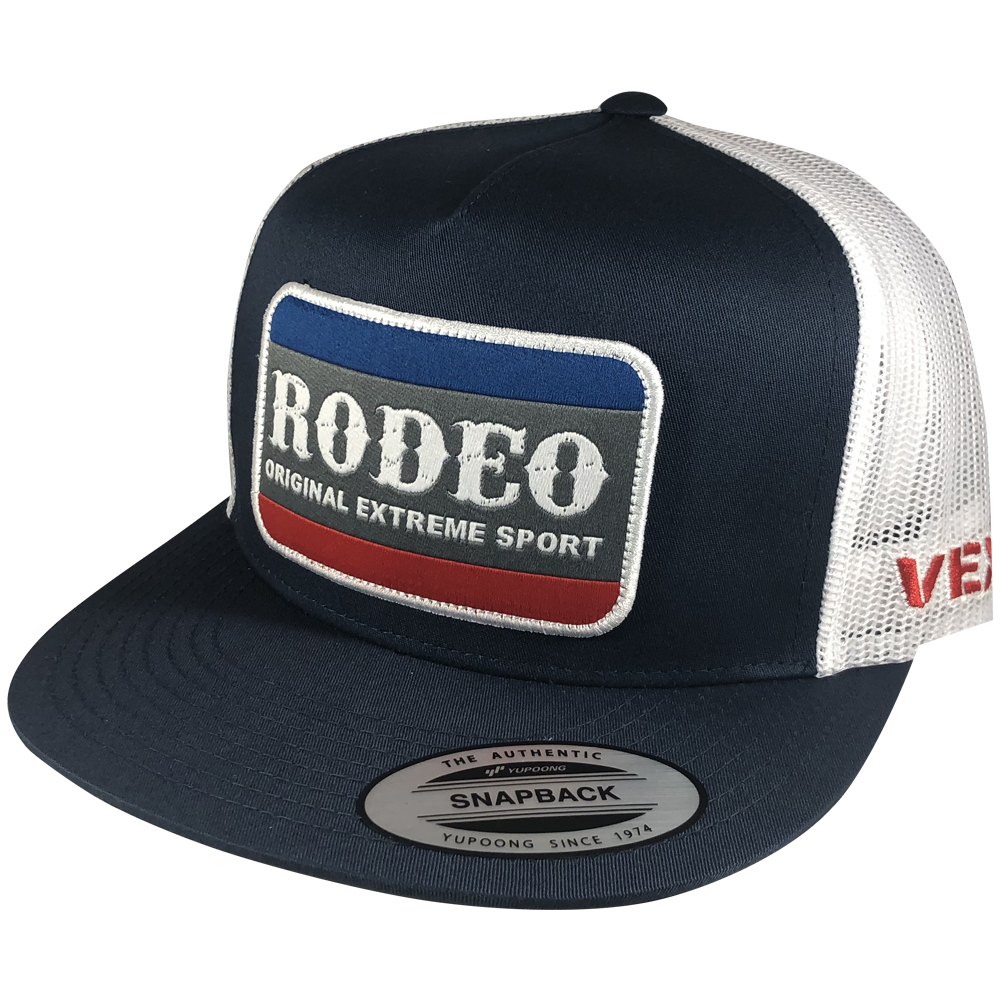 Vexil Brand - Rodeo Patch - Navy/White Mesh