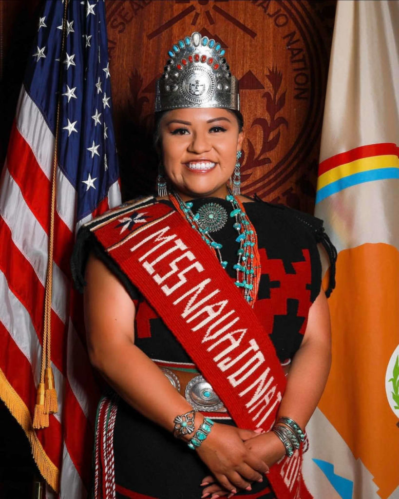 Miss Navajo Nation 2019-2021, Shaandiin Parrish - Photo Credit: Office of Miss Navajo Nation Facebook Page