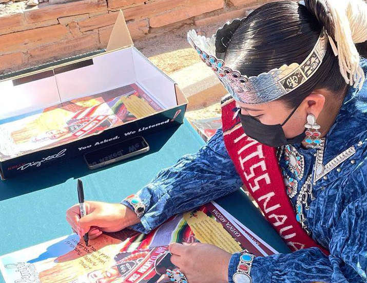 Miss Navajo Nation 2019-2021, Shaandiin Parrish - Photo Credit: Office of Miss Navajo Nation Facebook Page