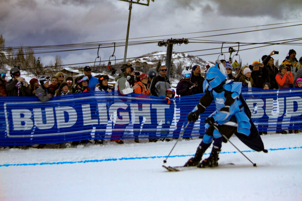 Bud Light Knight at Cowboy Downhill in Steamboat Springs