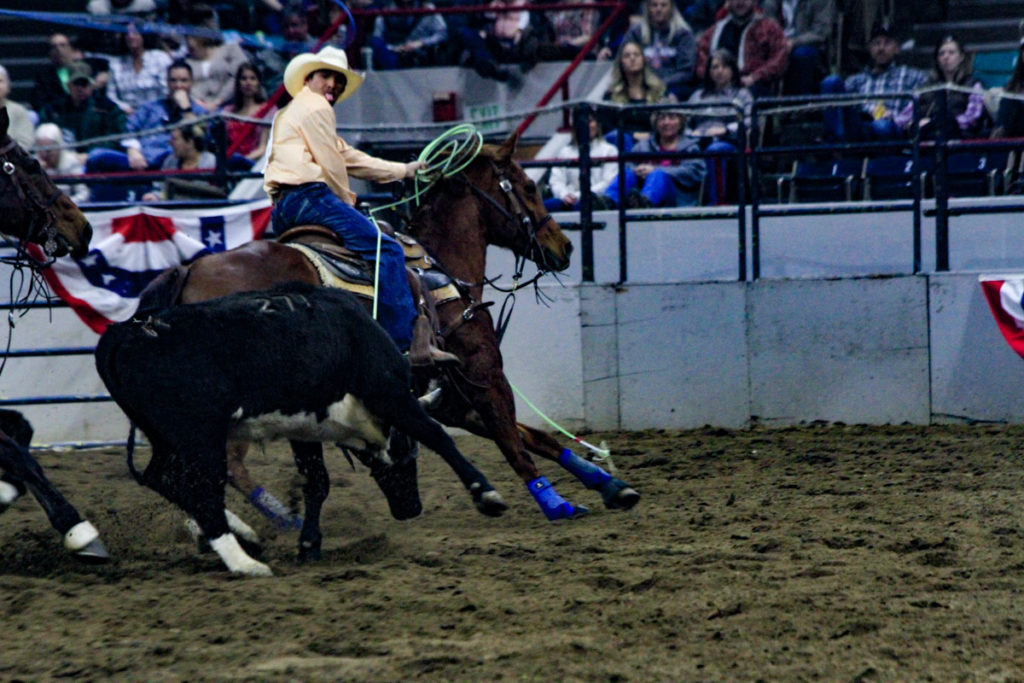 Competitors 'Back The Blue' at recent rodeo - The Stanly News