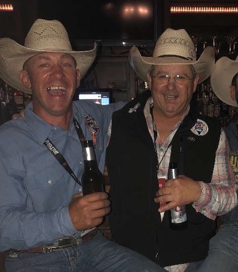 Pictured: Justin Andrade (left) and Patrick O’Donnell (right) with Cowboy Lifestyle Network.