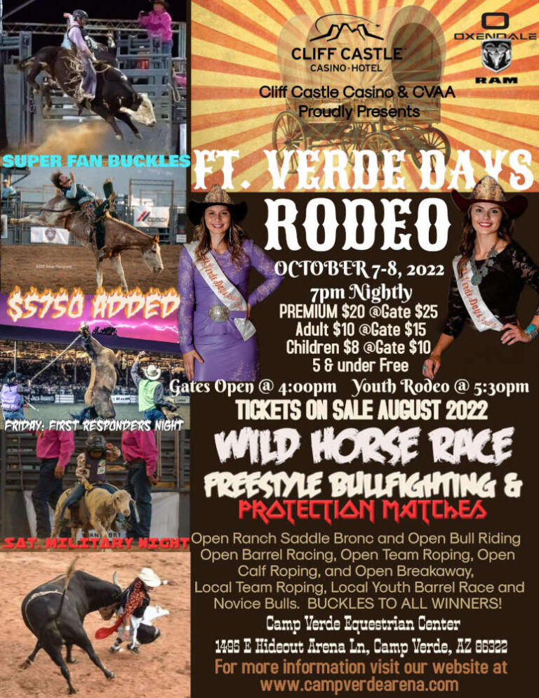 Fort Verde Days Rodeo 2022 Cowboy Lifestyle Network