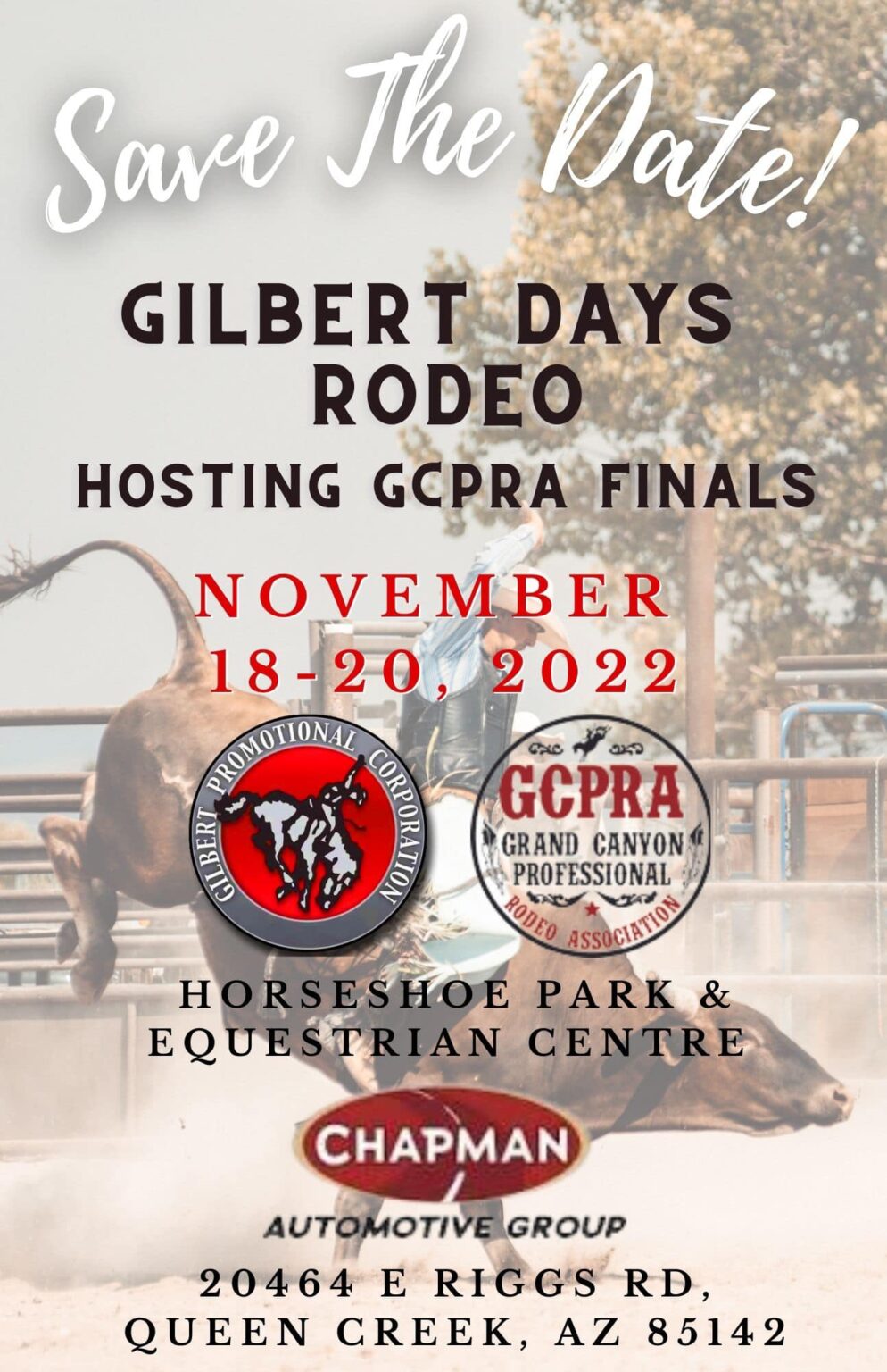 Gilbert Days Rodeo to Host GCPRA Finals 2022