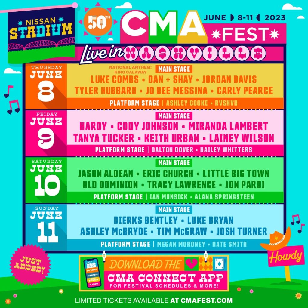 Cma Fest 2024 Tickets Lineup Barby Carlynn