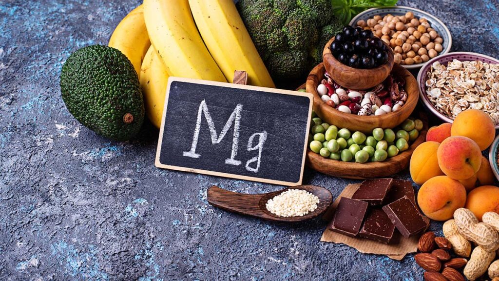 Assortment Of Food Containing Magnesium