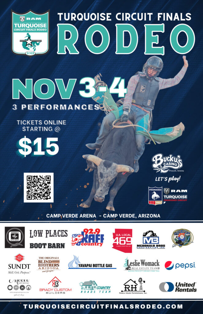 Turquoise Circuit Finals Rodeo Returns to Camp Verde, AZ November 3 & 4