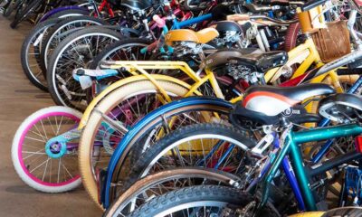 Earnhart provides site for bicycle donations to benefit St. Vincent de Paul
