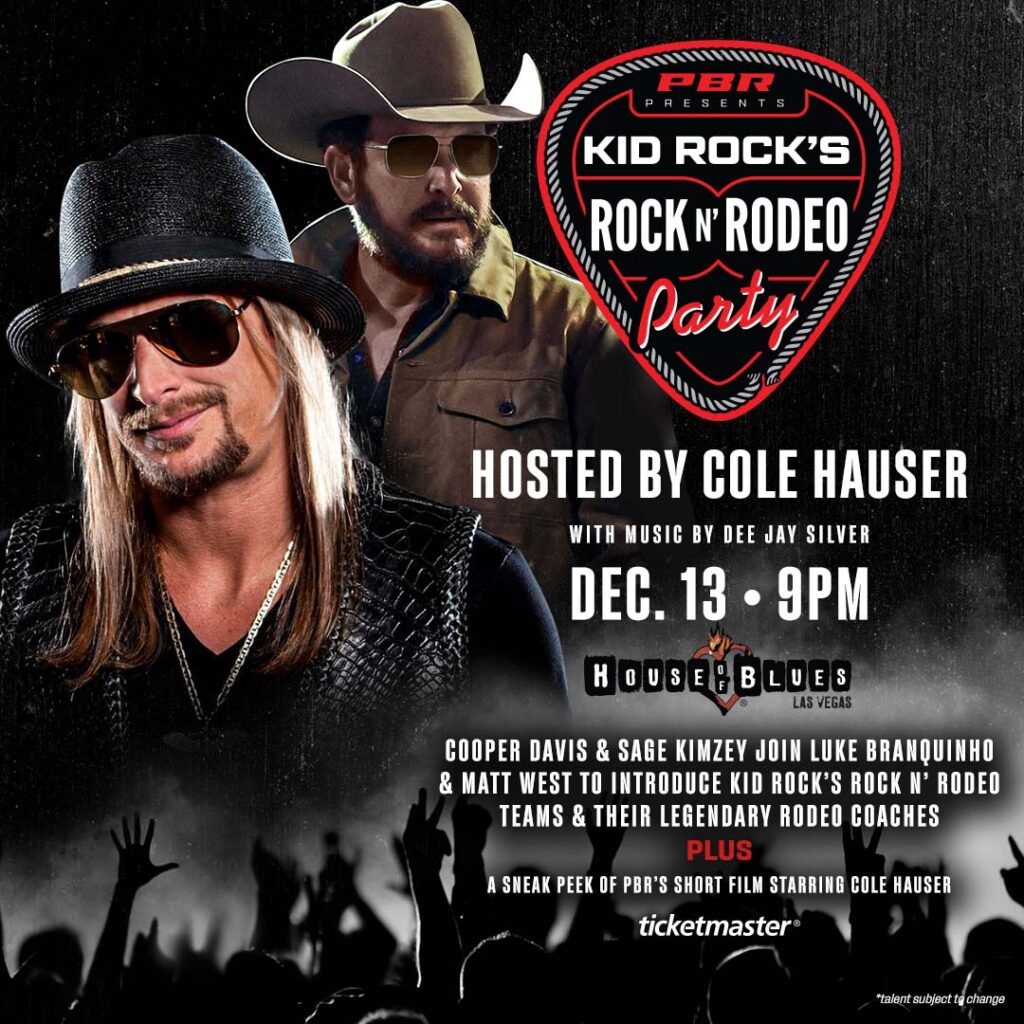 Kid Rock’s Rock N’ Rodeo to Launch with Exclusive Party in Las Vegas