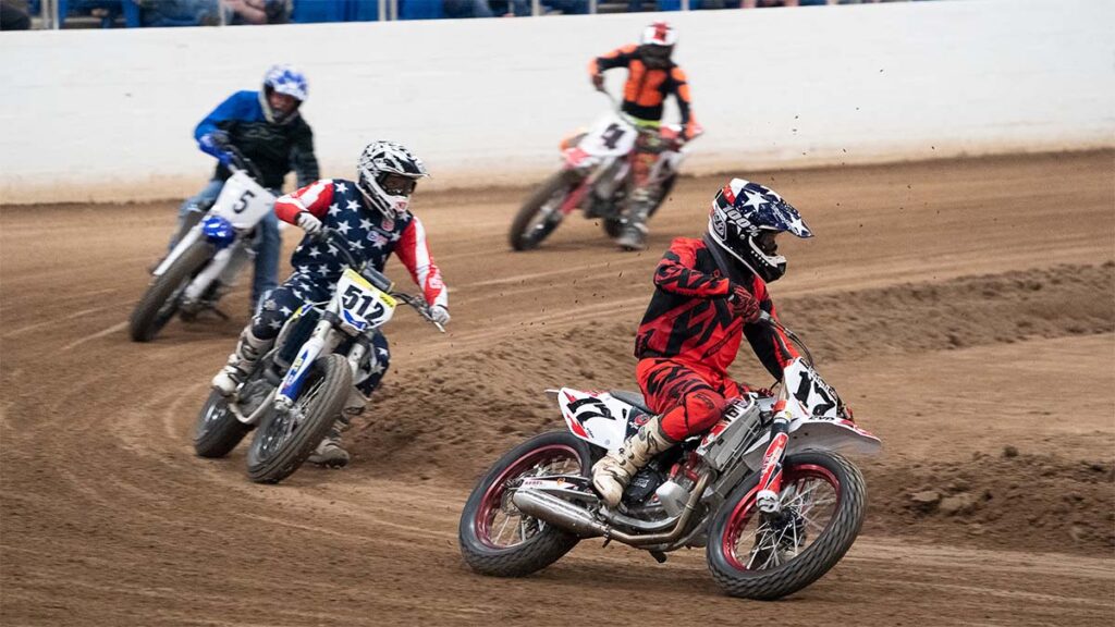 Arizona Bike Week Flat Track Racing in the HellRacer Dome