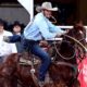 Chance Oftedahl of Pemberton, Minnesota, was the only contestant in Bracket 2of the Fort Worth Stock Show & Rodeo’s ProRodeo Tournament to win both rounds. He won the second round with this run of 8.1 seconds. FWSSR photo by James Phifer