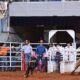 One year ago, Clay Smith, from Broken Bow, Oklahoma, and Coleby Payne from Stephenville, Texas, left the Fort Worth Stock Show & Rodeo’s ProRodeo Tournament as the team roping champions. During this year’s rodeo, the duo finished third in their bracket to advance to the Wild Card Round on Wednesday night. Their chance to repeat as champions will continue since they had the fastest time at 3.8 seconds. They will be roping in the Semi-Finals hoping for more success in Dickies Arena. FWSSR photo by James Phifer.