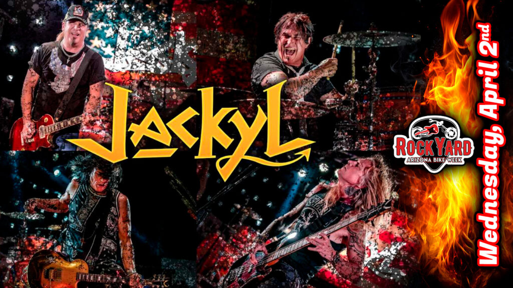 Jackyl performs at the RockYard for the Arizona Bike Week on Wednesday, April 2nd, 2025, with Bad June.