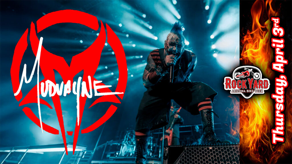 Mudvayne performs at The RockYard for the Arizona Bike Week on Friday, April 4th, 2025.