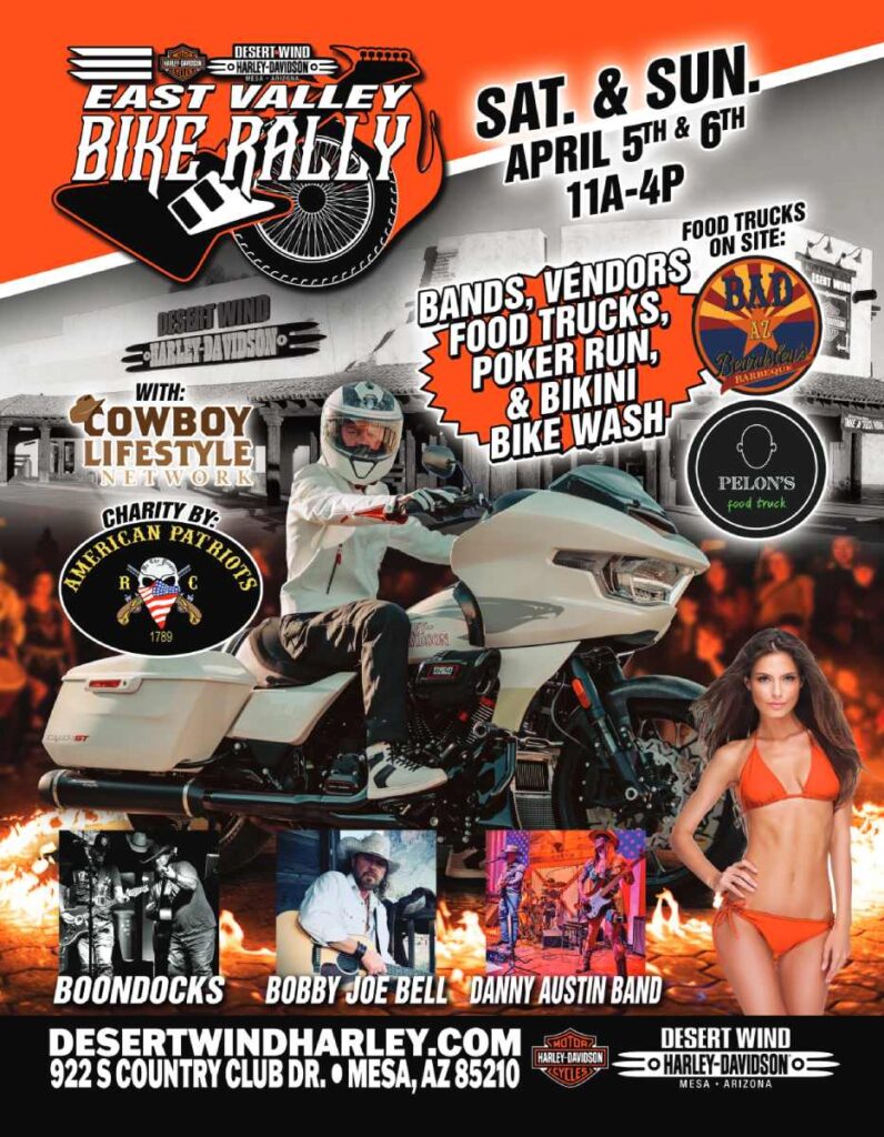 East Valley Bike Rally flier 