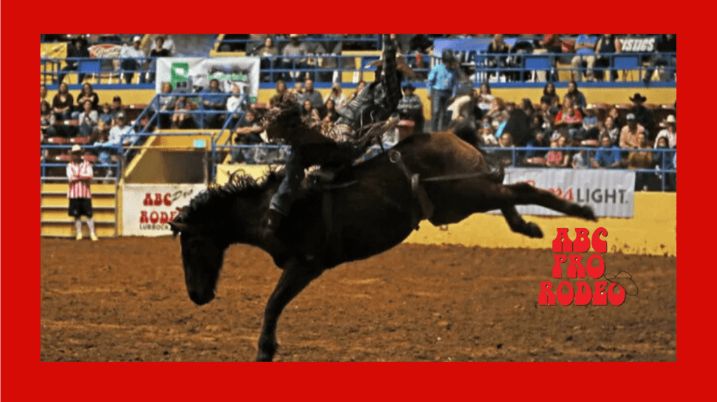 Bronc rider ABC Rodeo