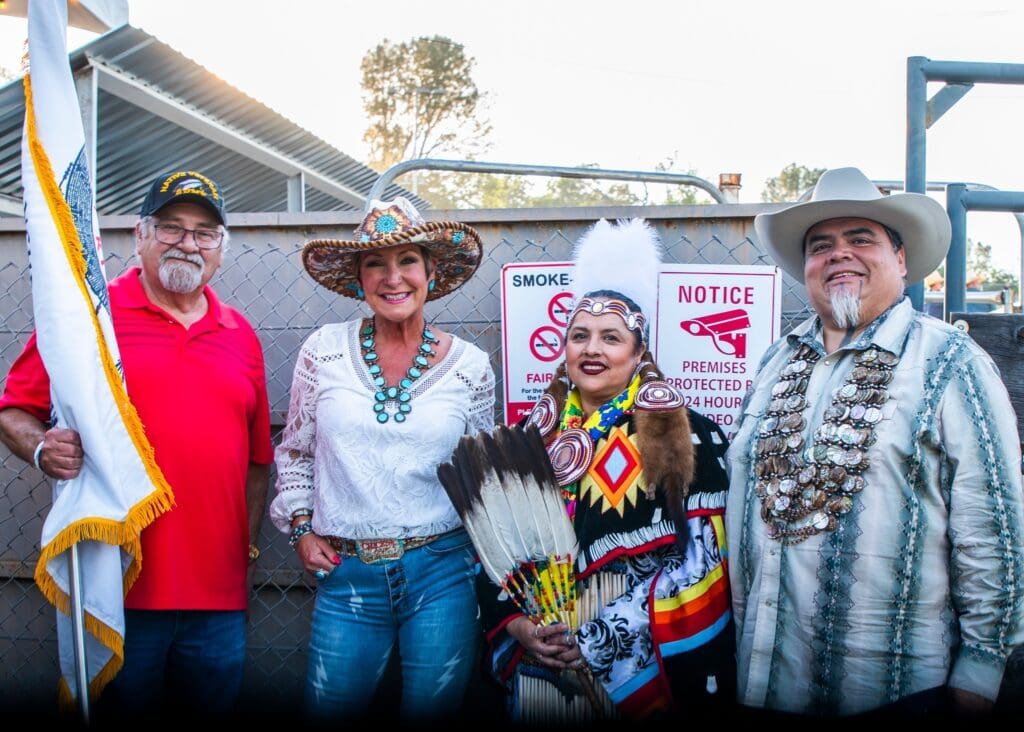 Redding Rancheria members smiling for photo