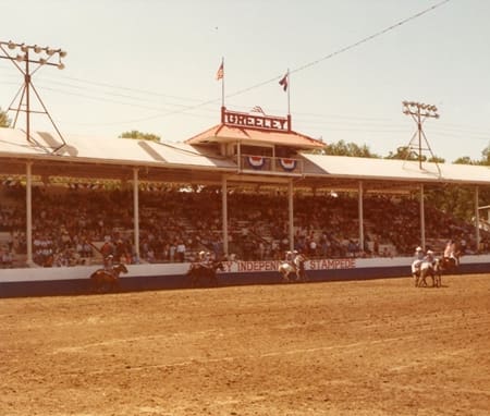 1976 Greeley Independence Stampede Grandstands