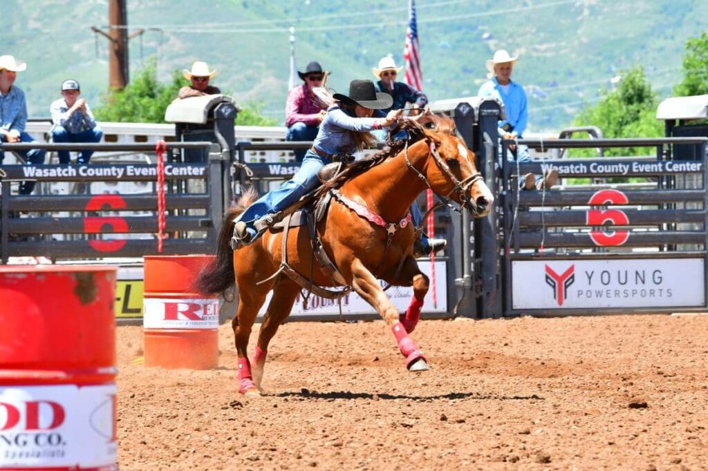 Barrel racer. Photo credit UHSRA
