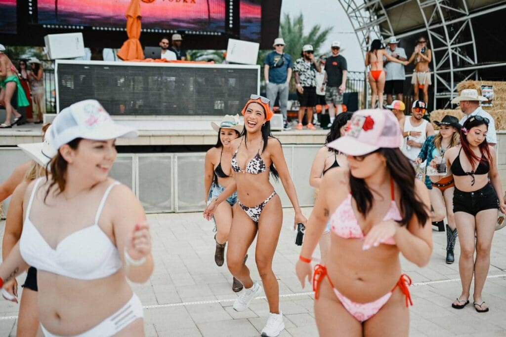 Line dancing at Daylight Saddle Club