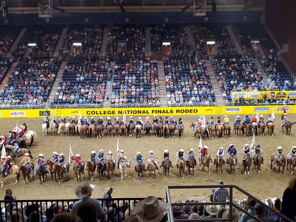 College National Finals Rodeo 2022. Photo by Jodi Erpelding