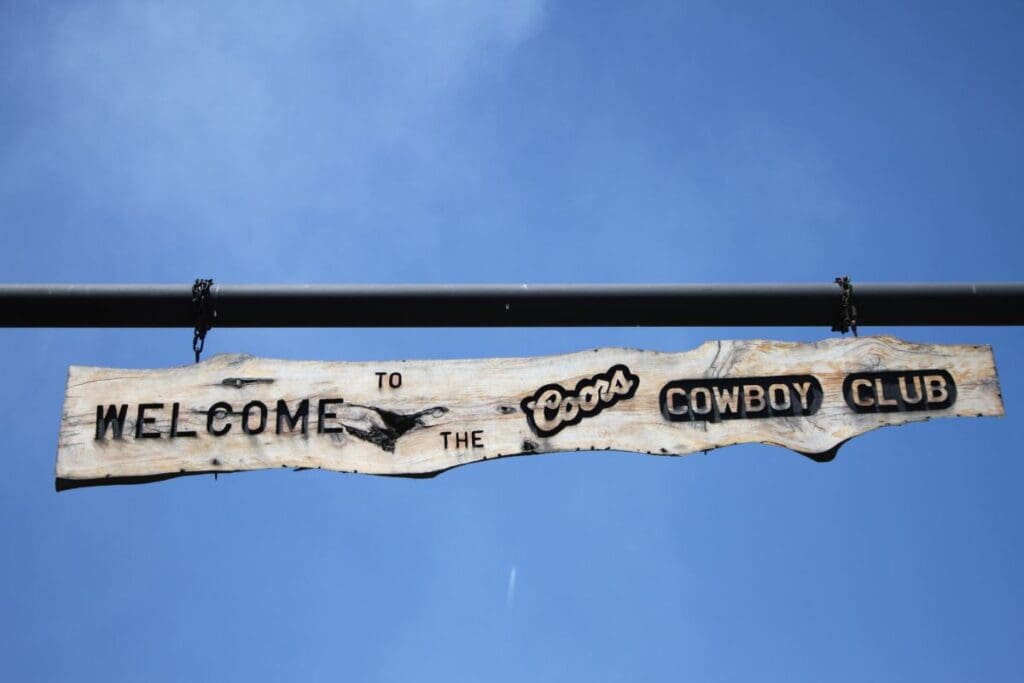 Welcome sign: Coors Ranch Rodeo. CLN Photo