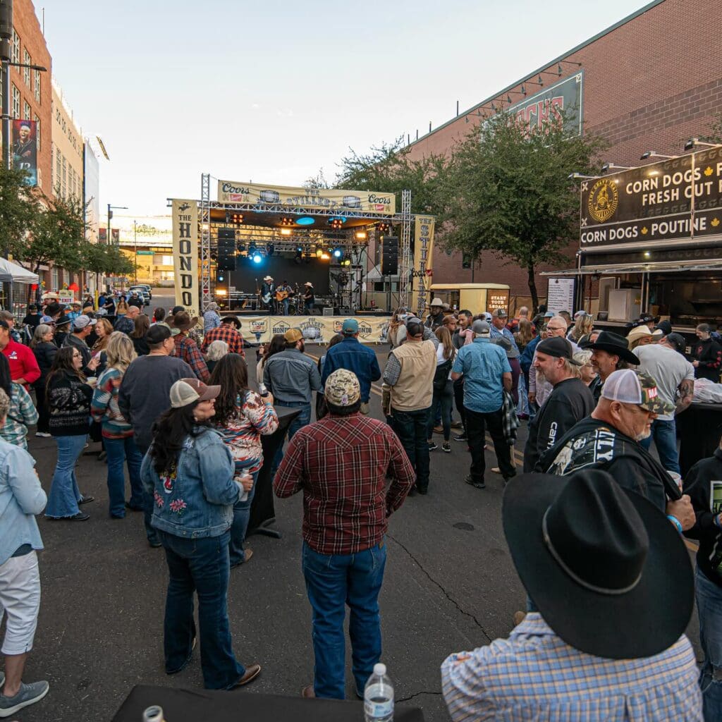 Fans enjoying the Hondo Stillery Festival
