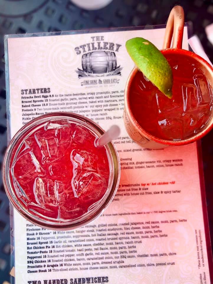 Tasty drinks at The Stillery