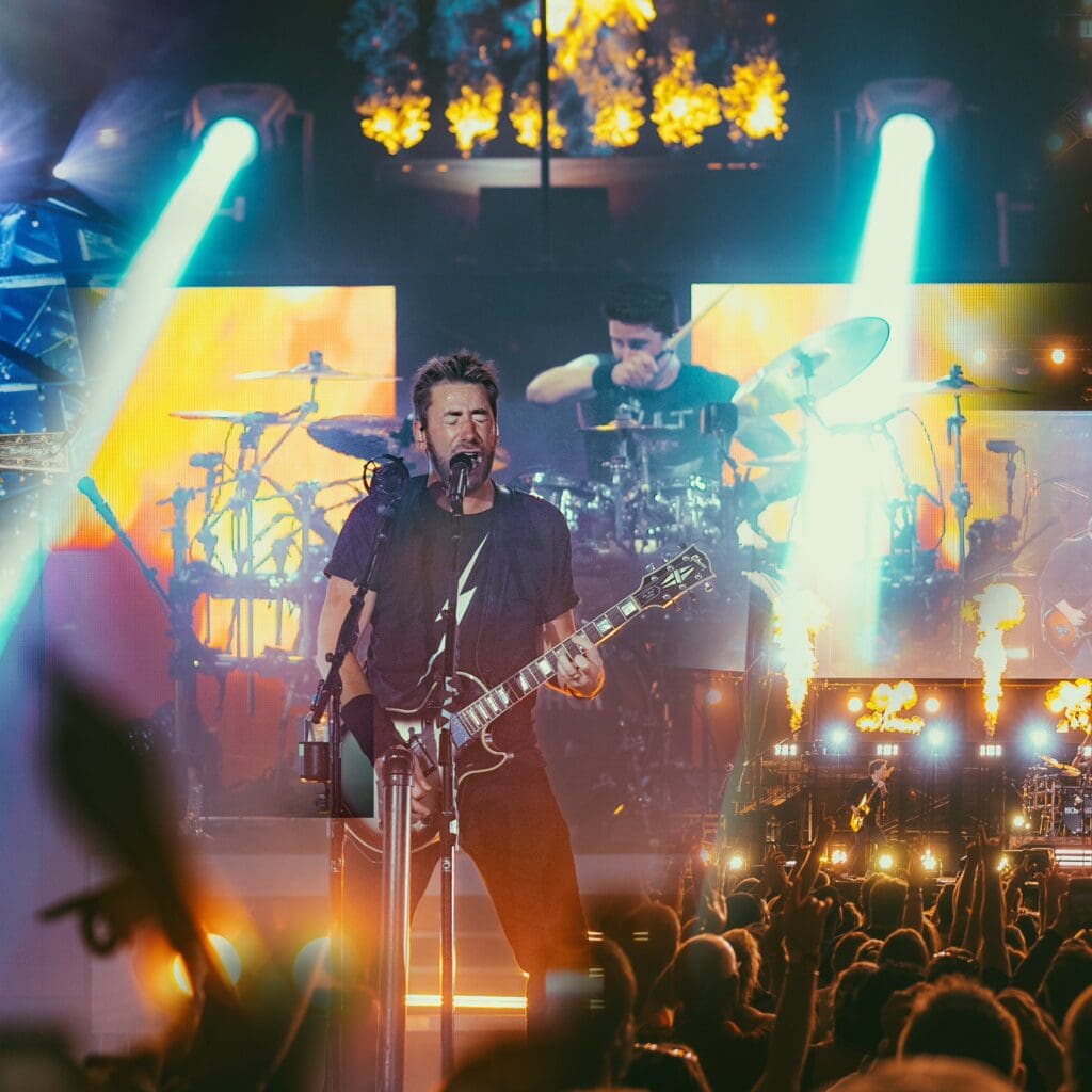 Nickleback perfoming