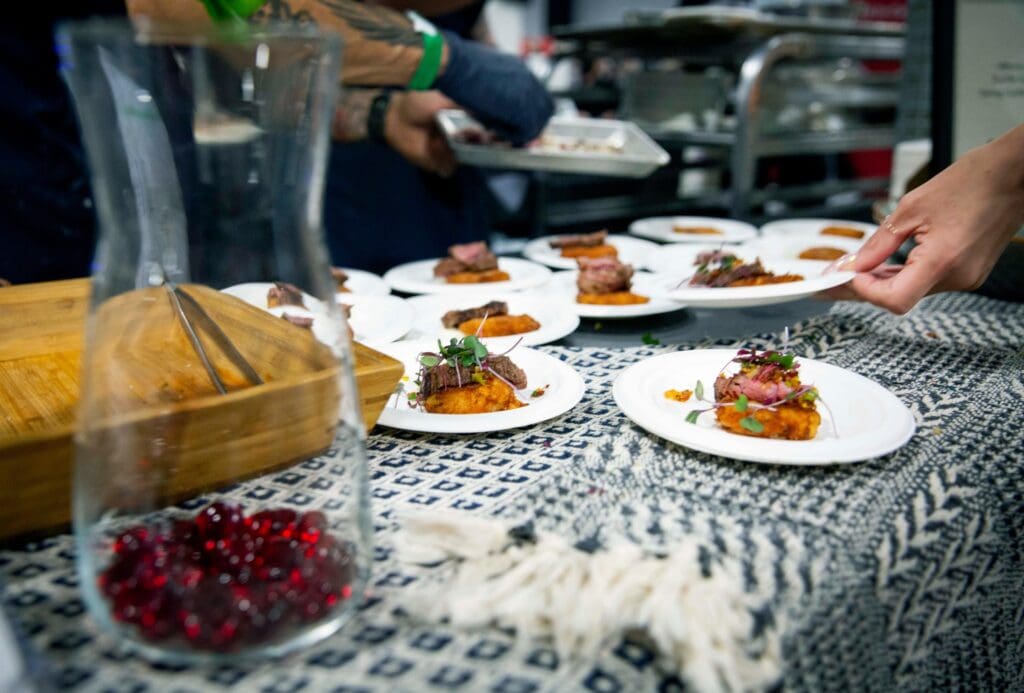 High end dining at The Calgary Stampede