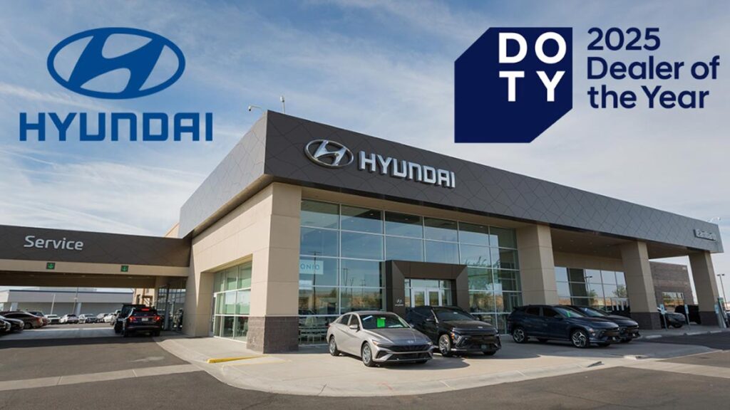 Earnhardt Hyundai North Scottsdale garners award
